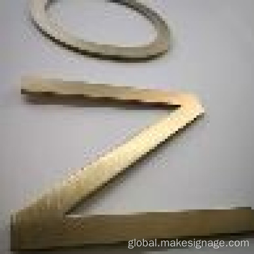 China Plating Laser Cutting Metal Letter Factory